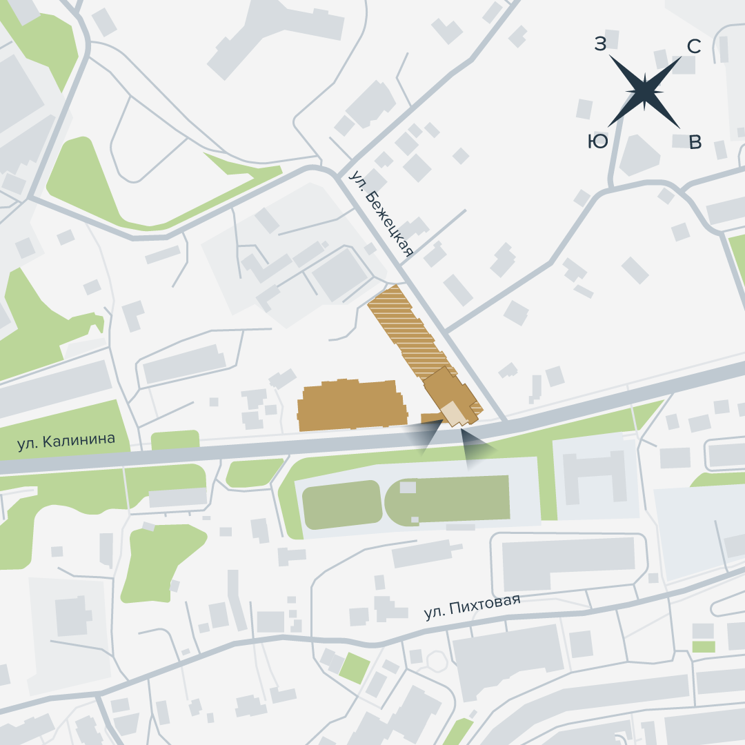 3-комнатная, 76.97 м², № 99 в Архитектор